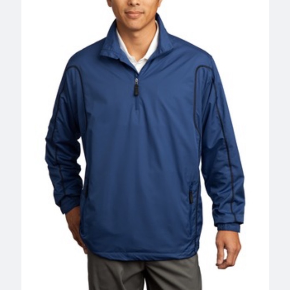 Nike Golf Dri-Fit Quarter Zip Pullover Men’s Size L Blue